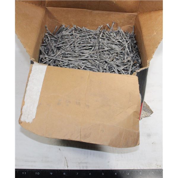 NEAR FULL BOX OF 3-1/4" NAILS
