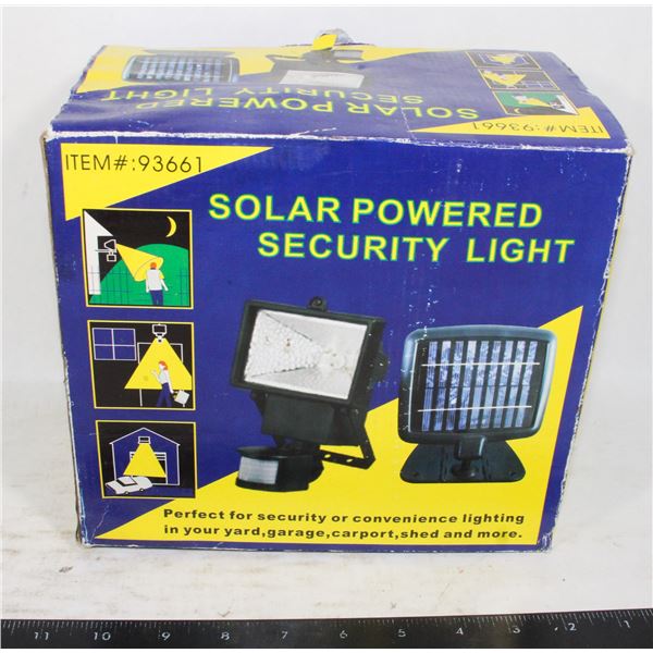 SOLAR POWERED SECURITY LIGHT