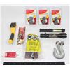 Image 1 : LED FLASHLIGHT & NEW MAGNETS, ASSORTED GARAGE LOT