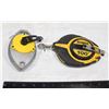 Image 1 : DEWALT 100' TAPE MEASURE & STANLEY CHALK LINE