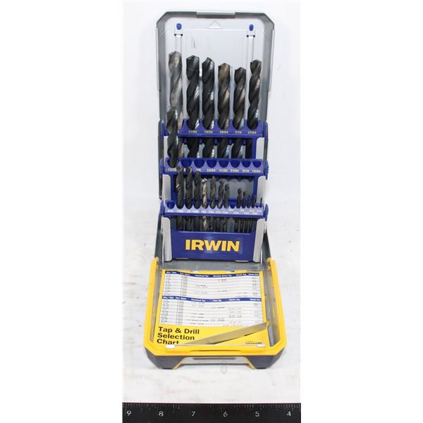 IRWIN TAP & DRILL SET