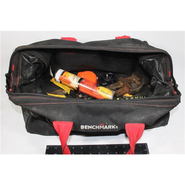 BENCHMARK TOOL BAG WITH MISC TOOLS