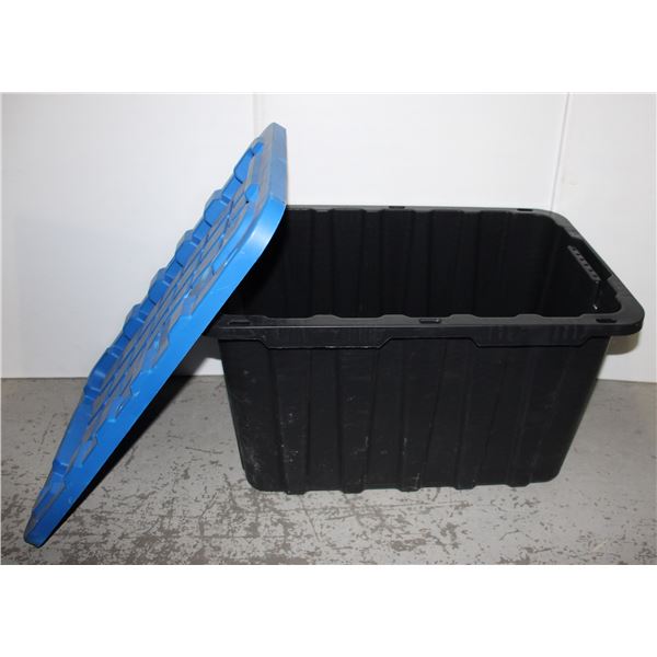 MASTERCRAFT STACKABLE TOTE WITH BLUE LID