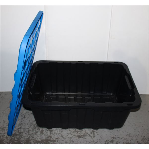 MASTERCRAFT STACKABLE TOTE WITH BLUE LID