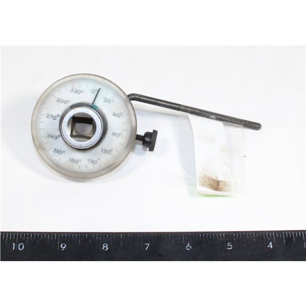 TORQUE WRENCH ANGLE GAUGE 1/2" DRIVE