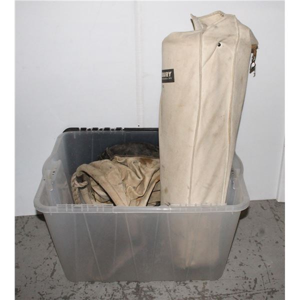 TOTE WITH CANVAS BAG / WORK BAG