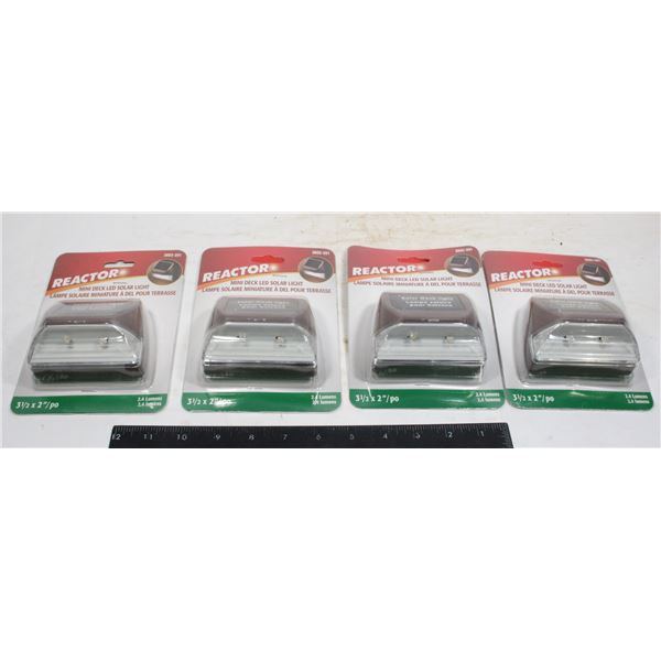 4 REACTOR MINI DECK LED SOLAR LIGHTS
