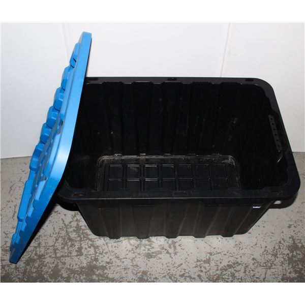 MASTERCRAFT STACKABLE TOTE WITH BLUE LID