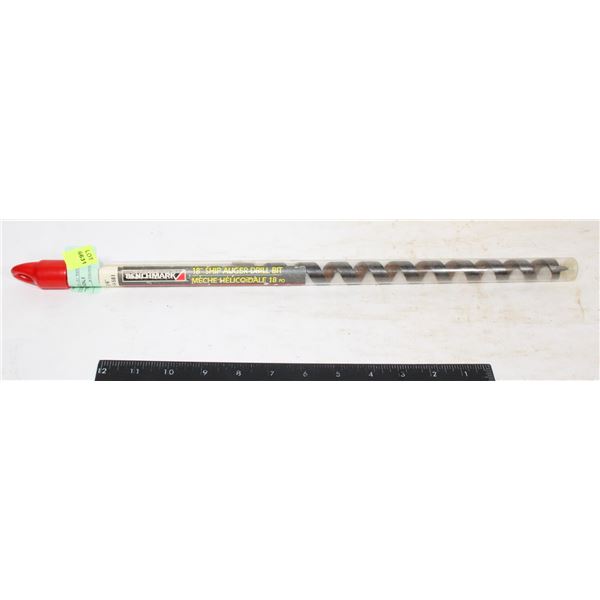 BENCHMARK 18" SHIP AUGER DRILL BIT 3/4"
