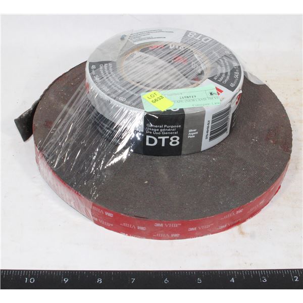 3M DUCT TAPE (NEW) AND 3M VHB TAPE