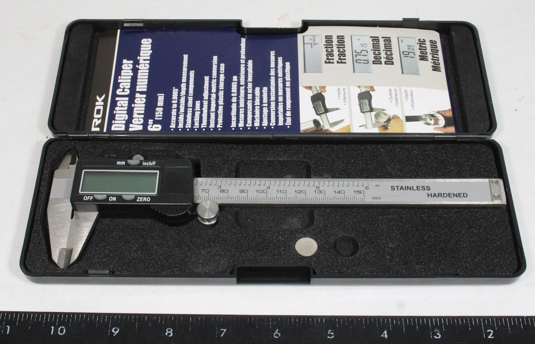 Digital Calipers Rocks ROK DIGITAL CALIPER - Kastner Auctions