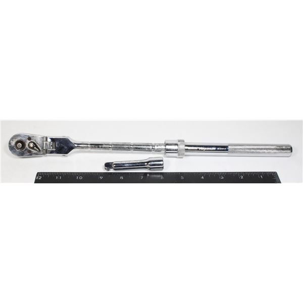 RATCHET WITH EXTENSION 3/8 DRIVE