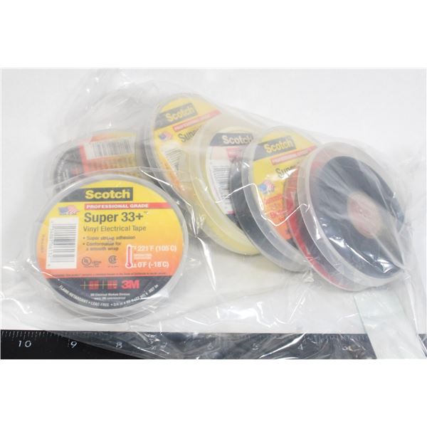 LOT OF SCOTCH VINYL ELECTRICAL TAPE