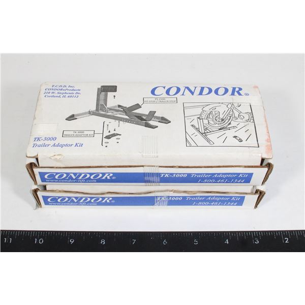 PAIR OF CONDOR TK-3000 TRAILER ADAPTOR KITS