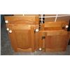 Image 1 : LOT OF REAL WOOD CABINET DOORS