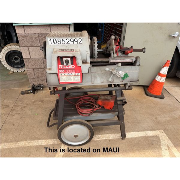 (10852992) MAUI 2022 Ridgid 535 Electric Pipe Threader (Works)