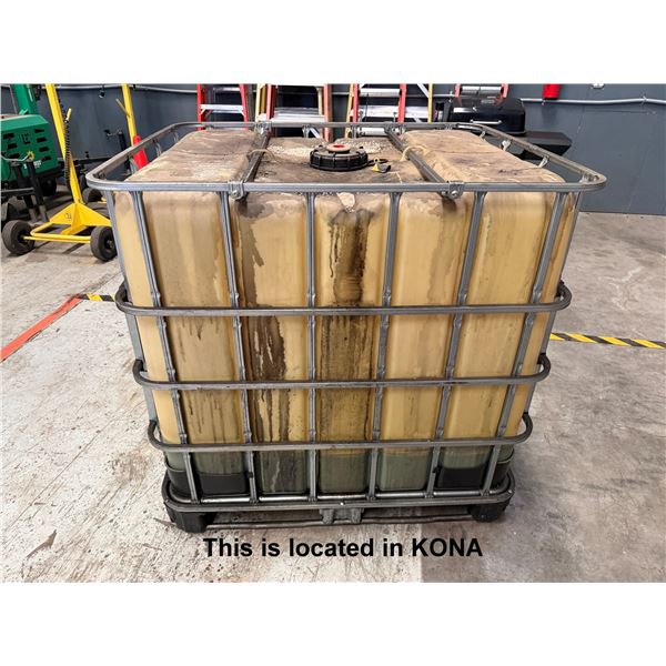 275-Gallon Intermediate Bulk Container (IBC) Tote (Used For Oil Waste)