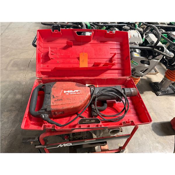 (1026841) Hiliti TE 1500-AVR Demolition Hammer Breaker (Works)