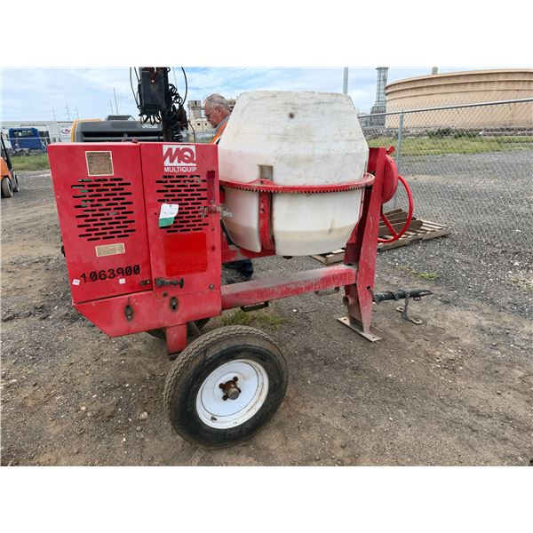 (1063900) Multiquip MC94PH8HBC1 9 cft Portable Concrete Mixer (Starts & Runs - See Video)