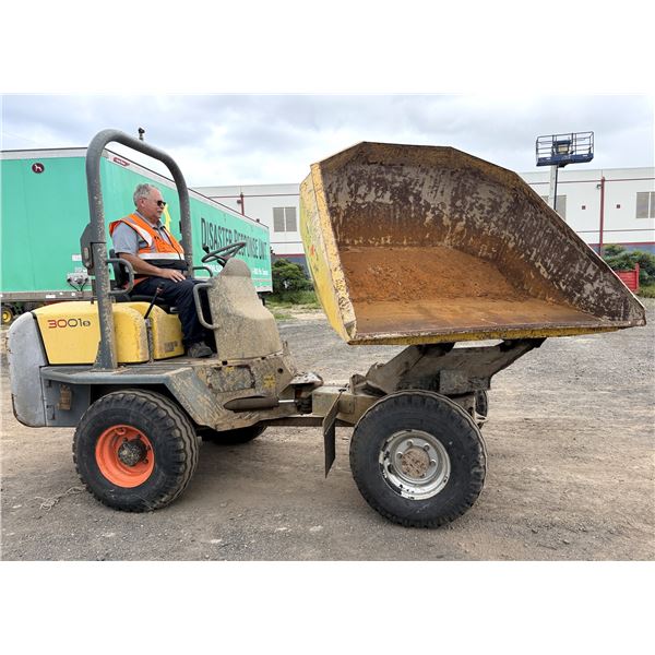 (10180951) 2019 Wacker Neuson 3-Ton 4-Wheel Site Dumper (Starts & Runs - See Video)