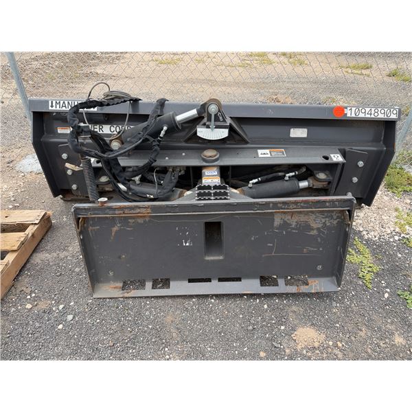 (10948909) Paladin Dozer Blade, Tilt And Angle For Skid Steer, 84" Working Width