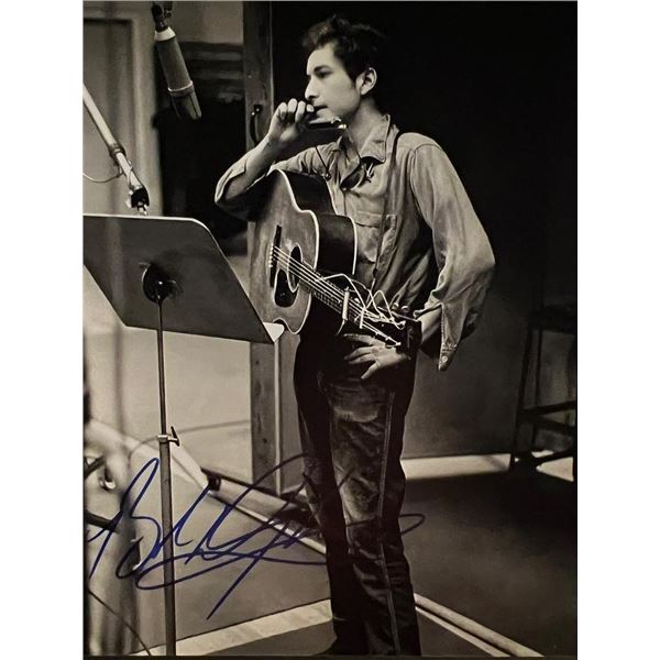 Bob Dylan signed  photo