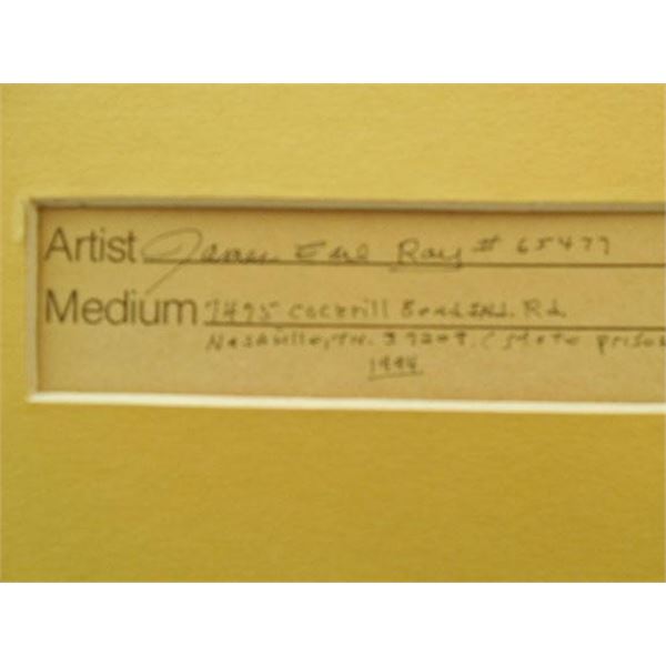 Martin Luther King's Killer James Earl Ray Signed Item