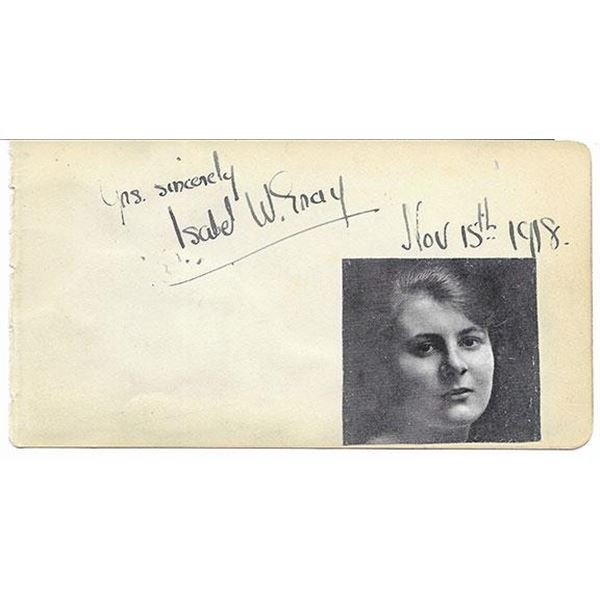 Criminal Isabel W. Gray Signed Album