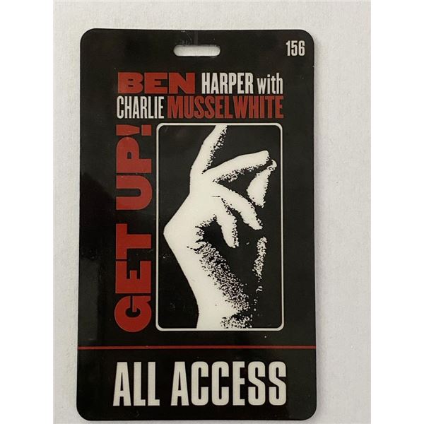 Ben Harper with Charlie Musselwhite Get Up! All Access Pass