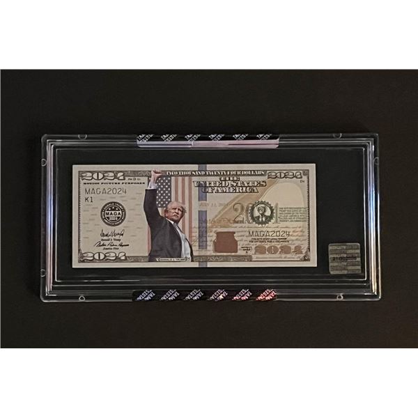 Donald Trump Limited Edition Encapsulated US President MAGA 2024 Limited Edition Collectible Bill