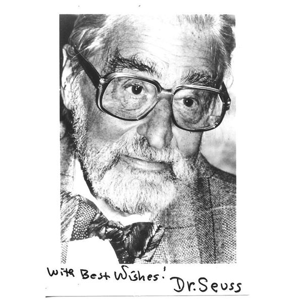 Dr. Seuss Theodore Geisel Signed Photo
