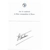 Image 1 : Jacques Cousteau Signed Card