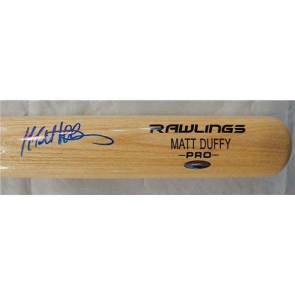 Tampa Bay Rays Matt Duffy Signed Bat Tristar Authenticated