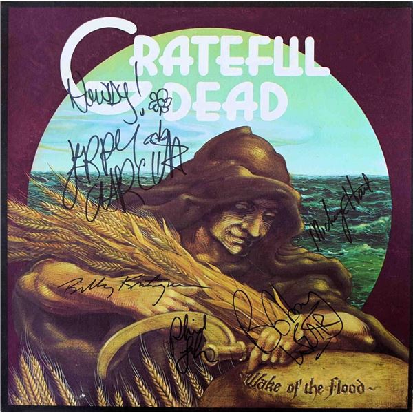 Grateful Dead signed Wake Of The Flood album