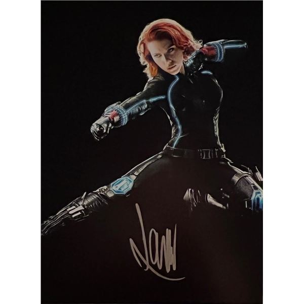 The Avengers Scarlett Johansson signed photo