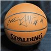 Image 3 : Houston Rockets Eddie Griffin Signed Spalding Official All-Court Basketball JSA Authenticated