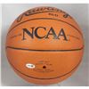 Image 2 : UCLA Bruins John Wooden Signed Rawlings NCAA Basketball JSA Authenticated Personalized