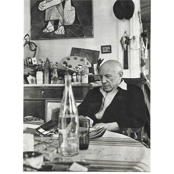 Pablo Picasso Signed Photo