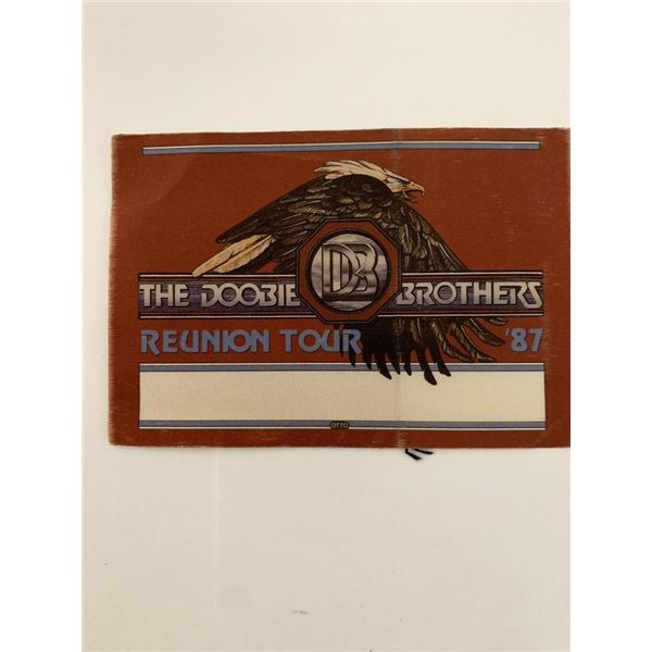 The Doobie Brothers 1987 Reunion Tour Backstage Pass