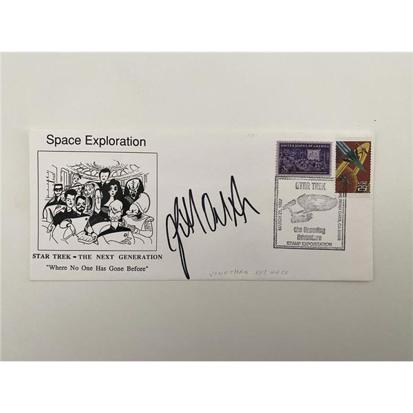 Star Trek: The Next Generation Jonathan Del Arco signed cover