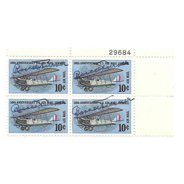 Roscoe Turner Signed Stamps