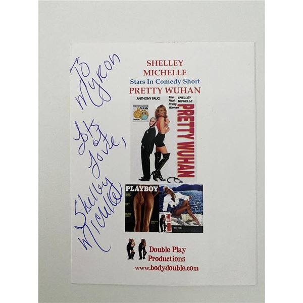 Pretty Woman Shelley Michelle signed card