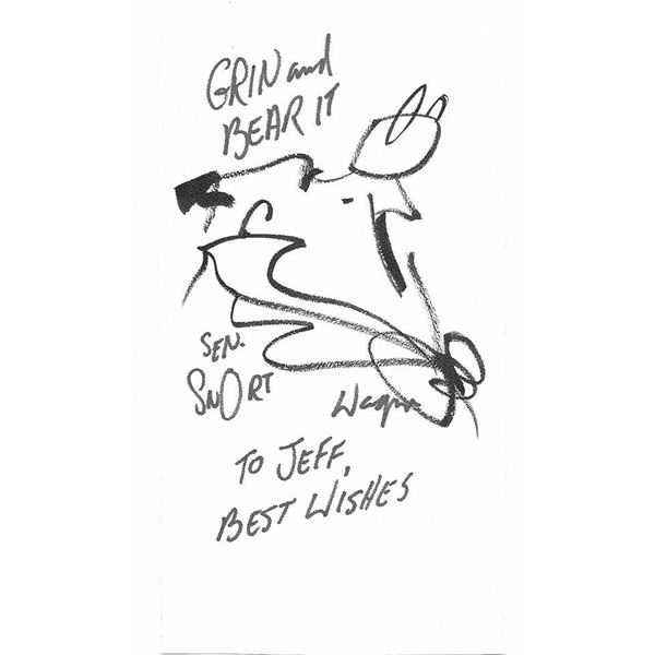 Fred Wagner Signed Note