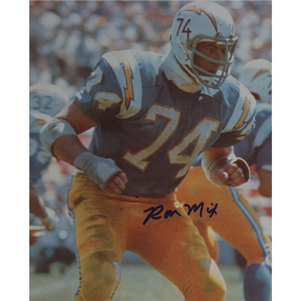 Ron Mix signed photo