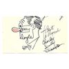 Image 1 : Cartoonist Jerry Doyle signed sketch