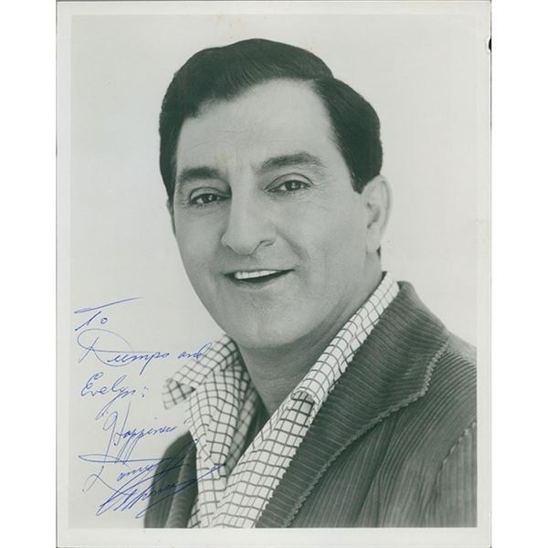 St Judes Founder Danny Thomas signed photo. JSA Authenticated