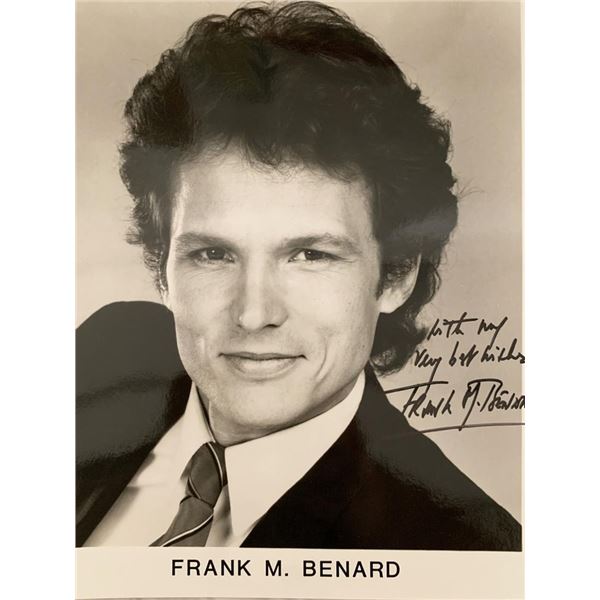 Hostage Flight Frank M. Benard signed photo