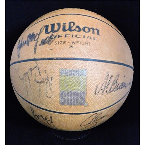 Phoenix Suns 1979-80 Team Signed Basketball JSA Authenticated