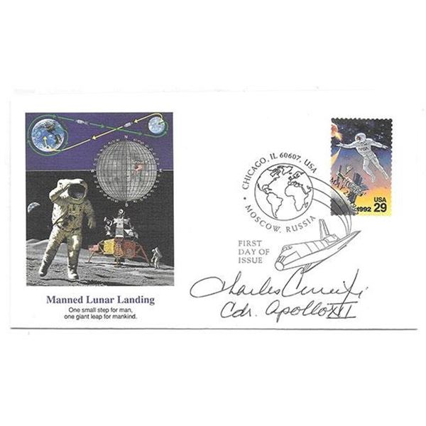 AstronautCharles Conrad signed space cover