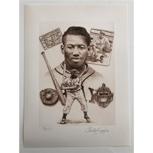 Josh Gibson Artwork. Individually  Numbered Signed Artists Proof
